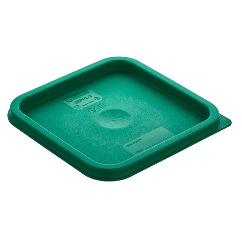 Крышка для контейнера из поликарбоната Gastroplast 11,4л/17,2л/20,8л квадратная зеленая GSPPL-12G