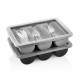 Крышка для контейнера для столовых приборов GastroPlast GK-03Gr 3 отделение прозрачная GKL--0003
