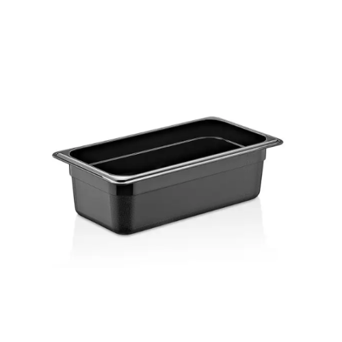 Гастроемкость из поликарбоната черная GN 1/4 GastroPlast GNP--0014100BL - 265х162х100 мм