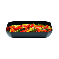 Блюдо восьмиугольное Cambro 254х305х50 мм черное SFG1012PC110