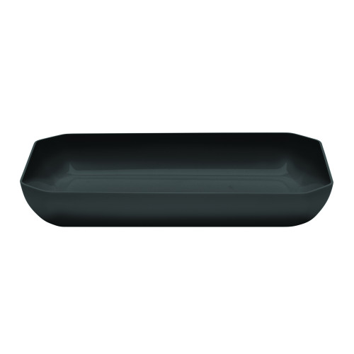 Блюдо восьмикутне Cambro 254х380х50 мм 3,3 л чорне SFG 1015/110