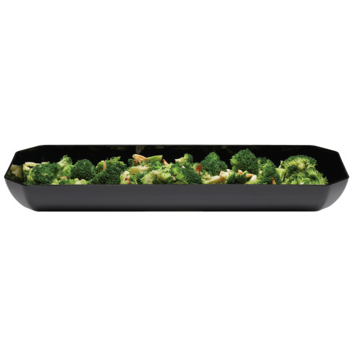 Блюдо восьмиугольное CAMBRO 203х508х50 мм черное SFG820PC110