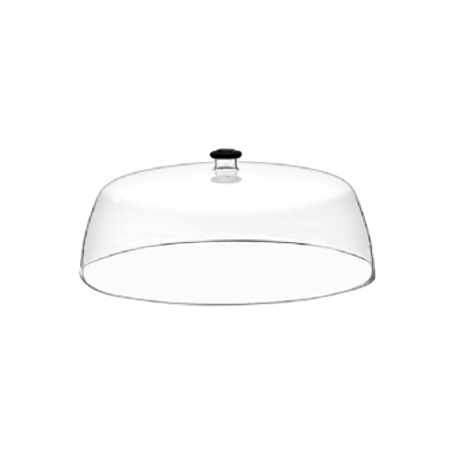 Крышка для гастроемкости-купол GastroPlast совместима с GFT-14 Ø350 мм поликарбонат круглая прозрачная GF-14