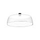 Крышка для гастроемкости-купол GastroPlast совместима с GFT-14 Ø350 мм поликарбонат круглая прозрачная GF-14