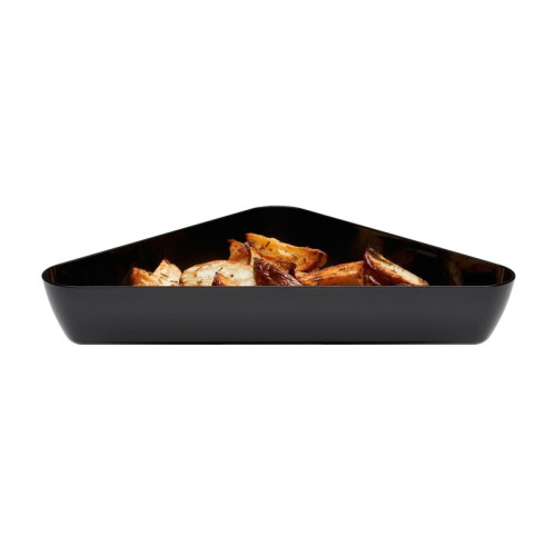 Блюдо трикутне CAMBRO 305х380х64 мм чорне SFT1212
