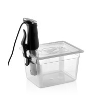 Кришка для гастроємності GastroPlast GN 1/2 полікарбонат з вирізом sous vide GNPL-12KK