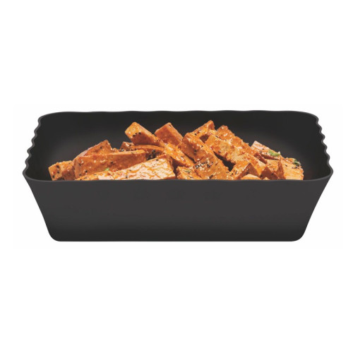 Блюдо прямоугольное Cambro 254х318х76 мм 4,3 л черное SFR 1012/110