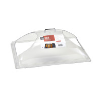 Кришка для виставкової таці Cambro з торцевими вирізами полікарбонат 556х375х203 мм прозора DD1220BECW
