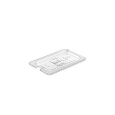 Крышка для гастроемкости для гастроемкости GastroPlast поликарбонат GN 1/4 с вырезом GNPL--0014N