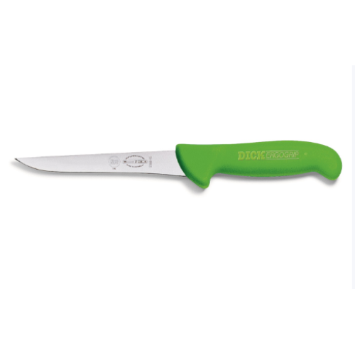 Ніж обвалювальний DICK ErgoGrip 150 мм жорсткий зелений 82368150-14