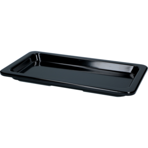 Гастроемкость из меламина с тонким ободком черная Dalebrook GN 1/3 TB1450 - 325х176х30 мм, 0.3 л