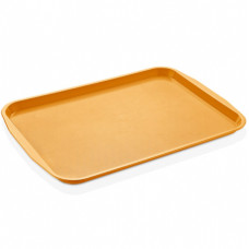 Поднос с ручками GastroPlast Fast Food ABS 370х530 мм желтый GT-3753Y