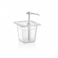 Диспенсер для майонеза с дозатором GastroPlast GN 1/6-150 на 2 л GDM-01/2