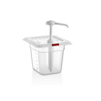 Диспенсер для кетчупа с дозатором GastroPlast GN 1/6-150 2 л GDK-01/2