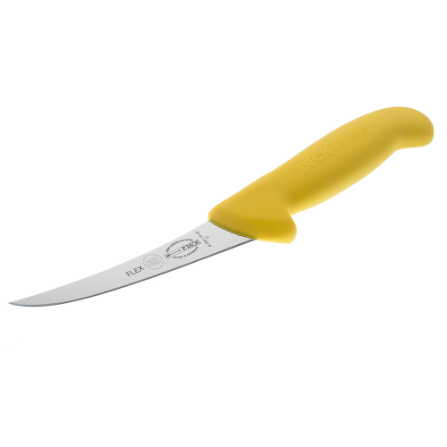 Ніж обвалювальний DICK ErgoGrip 130 мм гнучкий жовтий 82981130-02