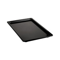 Гастроємність із меламіну з тонким обідком чорна Dalebrook GN 1/1 TB1470 - 530х325х30 мм, 2.1 л