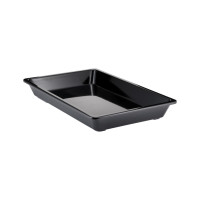 Гастроємність з меламіну з тонким обідком чорна Dalebrook GN 1/1 TB1475 - 530х325х65 мм, 6.4 л